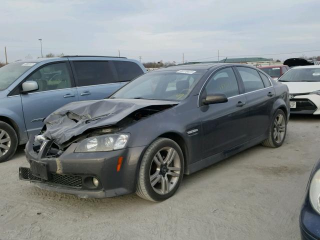 6G2ER57709L233178 - 2009 PONTIAC G8 GRAY photo 2