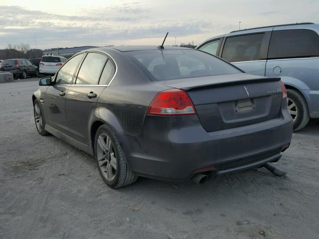 6G2ER57709L233178 - 2009 PONTIAC G8 GRAY photo 3