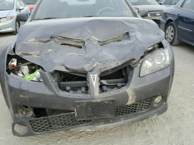 6G2ER57709L233178 - 2009 PONTIAC G8 GRAY photo 9