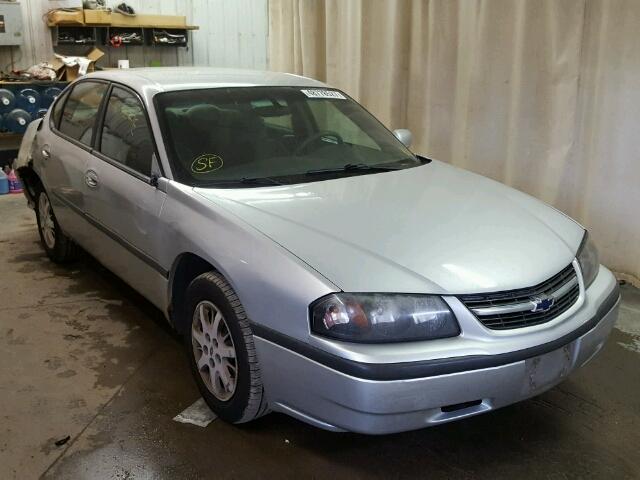 2G1WF52EX29118203 - 2002 CHEVROLET IMPALA SILVER photo 1