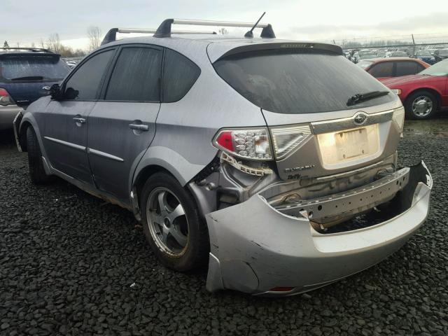 JF1GH63659G815315 - 2009 SUBARU IMPREZA OU SILVER photo 3