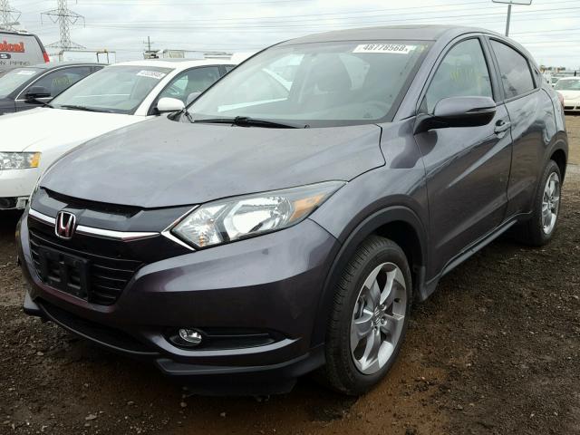 3CZRU6H55HM709993 - 2017 HONDA HR-V EX GRAY photo 2