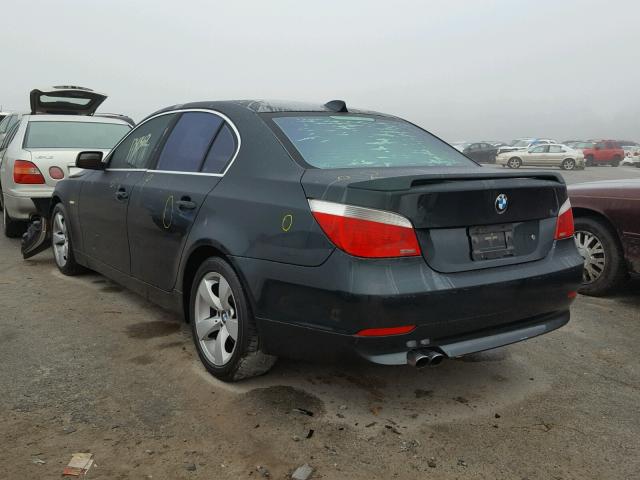 WBANE535X6CK81773 - 2006 BMW 525 I GREEN photo 3