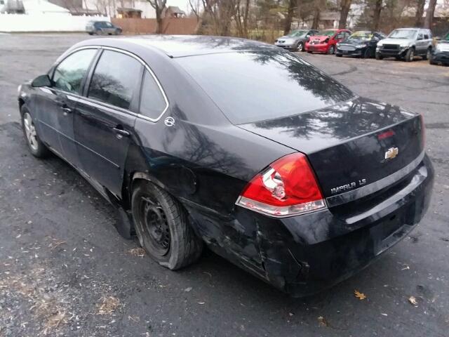 2G1WB58K669299265 - 2006 CHEVROLET IMPALA LS BLACK photo 3