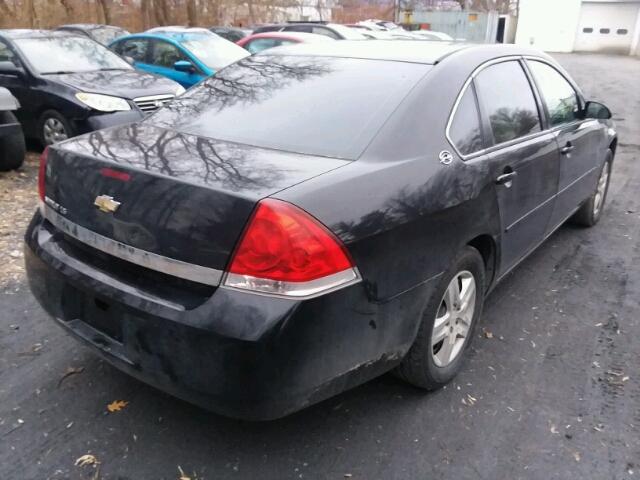 2G1WB58K669299265 - 2006 CHEVROLET IMPALA LS BLACK photo 4