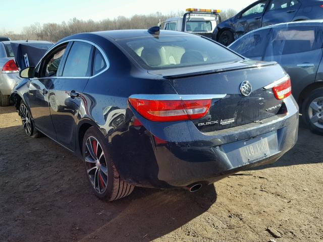 1G4PW5SKXG4177940 - 2016 BUICK VERANO SPO BLUE photo 3