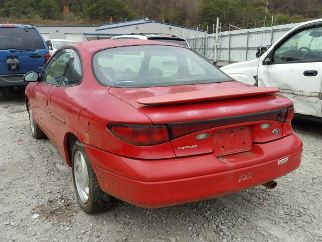 3FAKP1132YR170848 - 2000 FORD ESCORT ZX2 RED photo 3