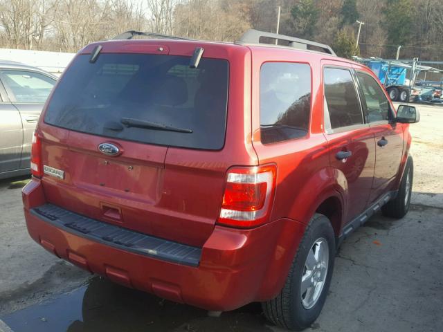 1FMCU9D79CKB01037 - 2012 FORD ESCAPE XLT MAROON photo 4