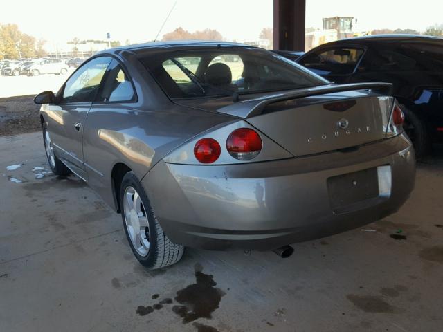 1ZWFT61L1Y5635605 - 2000 MERCURY COUGAR V6 GRAY photo 3