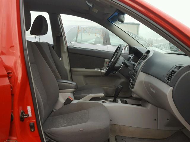 KNAFE161865364712 - 2006 KIA SPECTRA5 RED photo 5