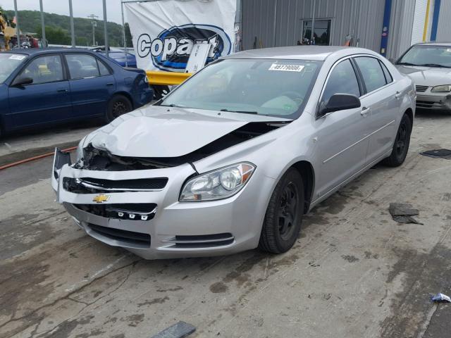 1G1ZG57B68F262856 - 2008 CHEVROLET MALIBU LS Gümüş foto 2
