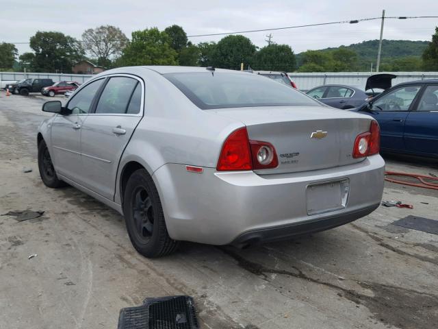 1G1ZG57B68F262856 - 2008 CHEVROLET MALIBU LS Gümüş foto 3