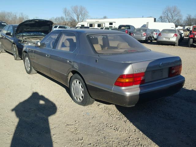 JT8BH28F2V0089081 - 1997 LEXUS LS 400 GRAY photo 3