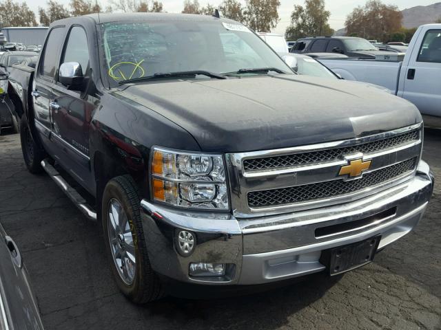 3GCPCSE02DG159193 - 2013 CHEVROLET SILVERADO BLACK photo 1