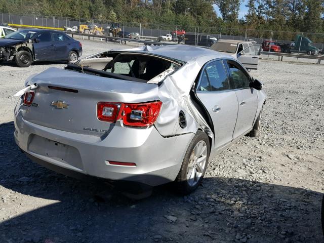 1G11H5SAXDF251474 - 2013 CHEVROLET MALIBU LTZ 银色 照片 4