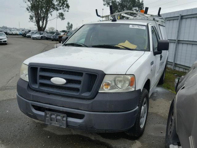 1FTRF12277NA86625 - 2007 FORD F150 WHITE photo 2