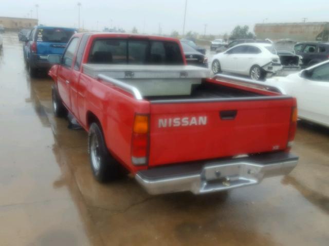 1N6HD16S9SC338193 - 1995 NISSAN TRUCK KING RED photo 3