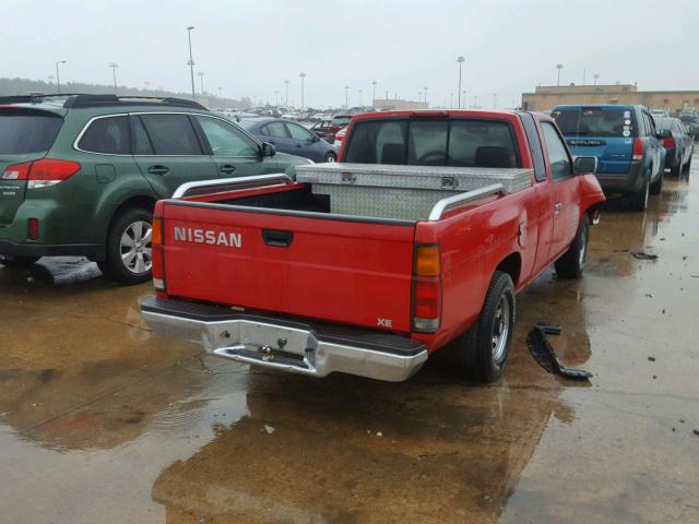 1N6HD16S9SC338193 - 1995 NISSAN TRUCK KING RED photo 4