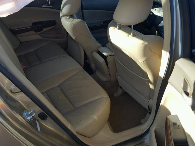 1HGCP26809A107897 - 2009 HONDA ACCORD EXL TAN photo 6