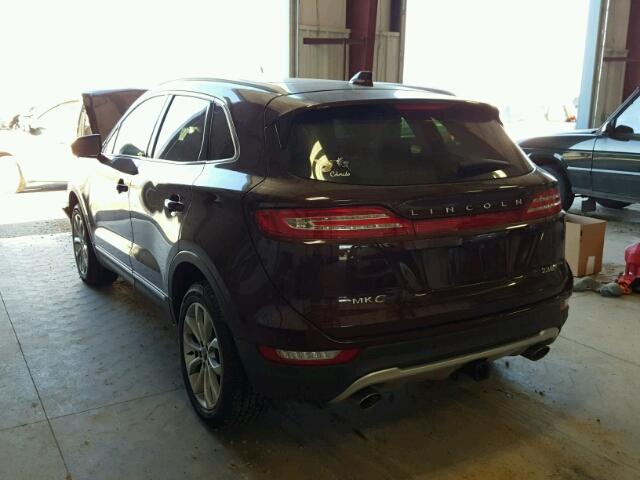 5LMTJ2DH1GUJ27213 - 2016 LINCOLN MKC SELECT MAROON photo 3