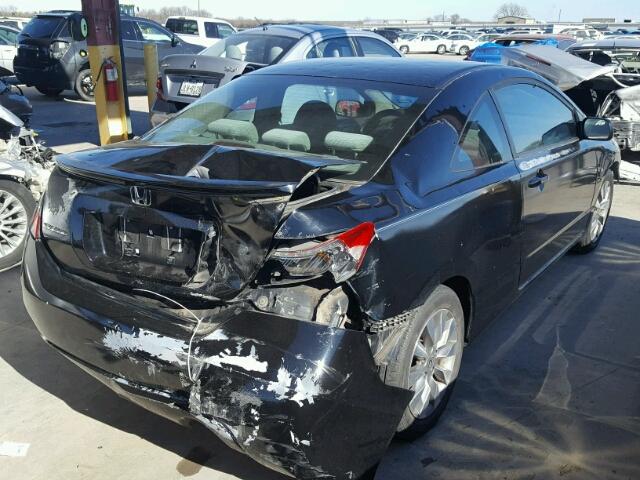 2HGFG12869H527548 - 2009 HONDA CIVIC EX BLACK photo 4