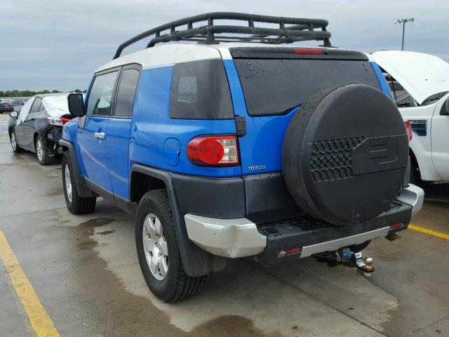 JTEZU11FX70018662 - 2007 TOYOTA FJ CRUISER BLUE photo 3