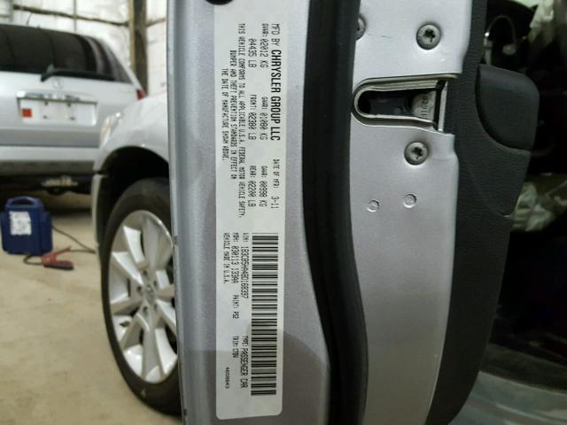 1B3CB5HA4BD168397 - 2011 DODGE CALIBER HE SILVER photo 10