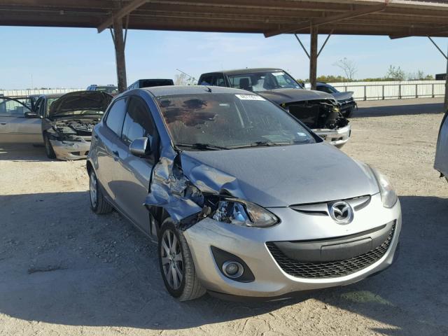 JM1DE1LY8D0161146 - 2013 MAZDA MAZDA2 SILVER photo 1