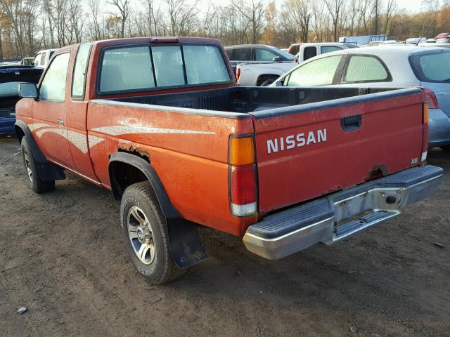 1N6SD16Y9VC404417 - 1997 NISSAN TRUCK KING ORANGE photo 3