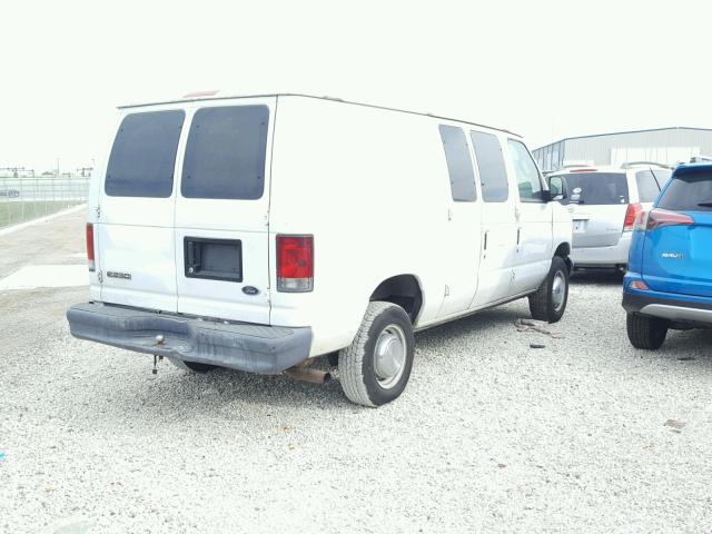 1FTNE24L86HA95389 - 2006 FORD ECONOLINE WHITE photo 4