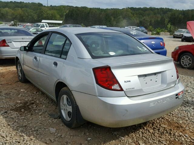 1G8AG52F25Z182540 - 2005 SATURN ION LEVEL SILVER photo 3