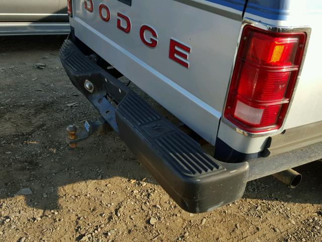 1B7GL26Y4MS242816 - 1991 DODGE DAKOTA BLUE photo 9