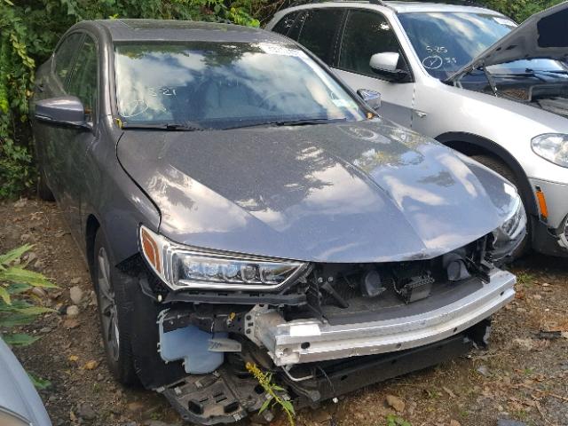 19UUB1F37JA007396 - 2018 ACURA TLX GRAY photo 1