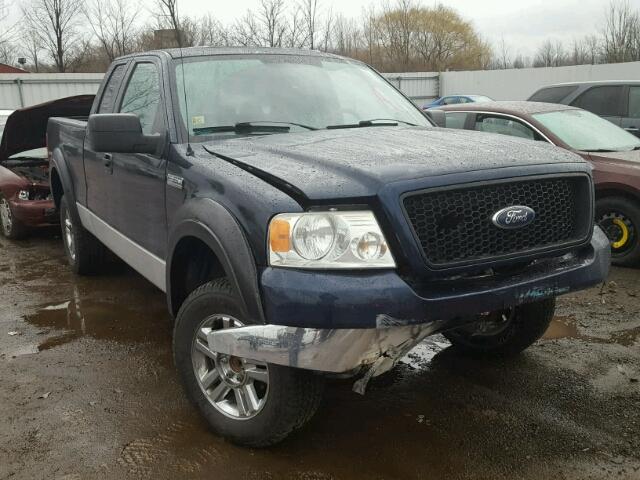 1FTPX14556FB15897 - 2006 FORD F150 BLUE photo 1