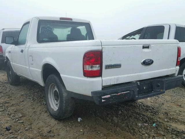 1FTYR10D06PA48955 - 2006 FORD RANGER WHITE photo 3