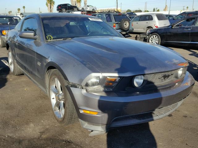1ZVBP8CH4A5158010 - 2010 FORD MUSTANG GT GRAY photo 1