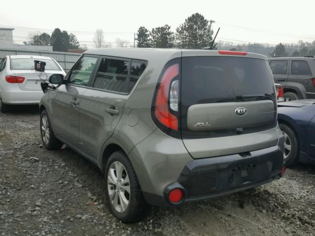 KNDJP3A54G7252721 - 2016 KIA SOUL + GRAY photo 3