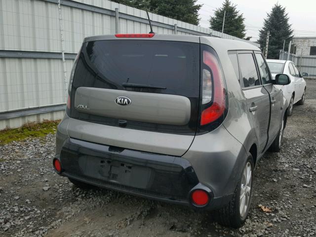 KNDJP3A54G7252721 - 2016 KIA SOUL + GRAY photo 4