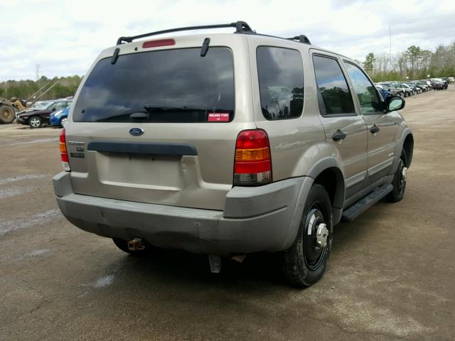 1FMCU04111KA79054 - 2001 FORD ESCAPE XLT TAN photo 4