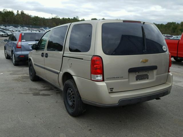 1GNDV23197D147706 - 2007 CHEVROLET UPLANDER L 棕色 照片 3