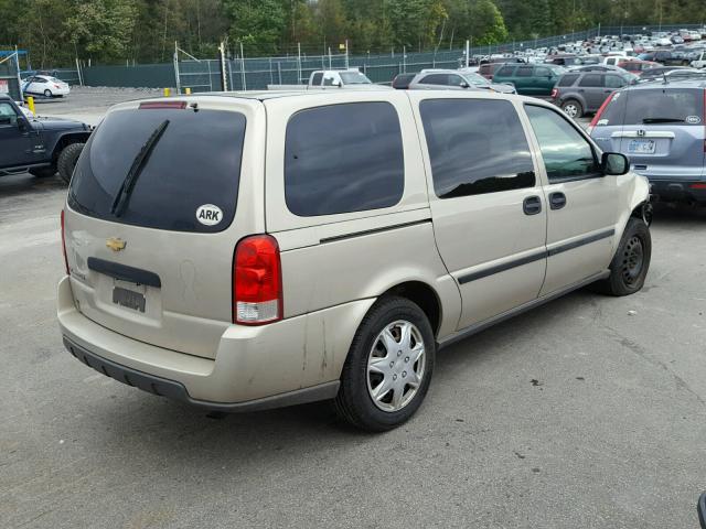 1GNDV23197D147706 - 2007 CHEVROLET UPLANDER L 棕色 照片 4