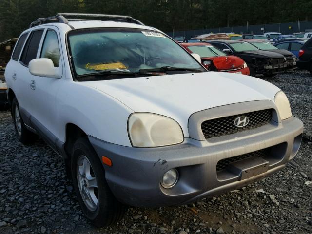 KM8SC83D01U091614 - 2001 HYUNDAI SANTA FE G WHITE photo 1