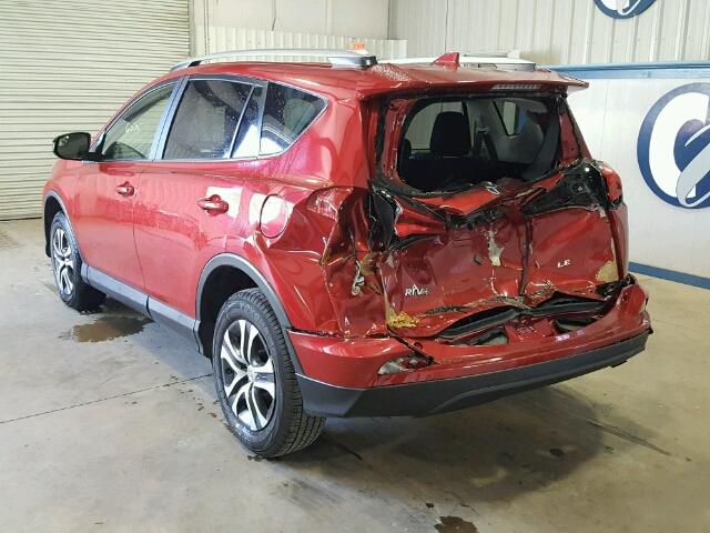 JTMZFREV0HJ116853 - 2017 TOYOTA RAV4 LE Qırmızı foto 3