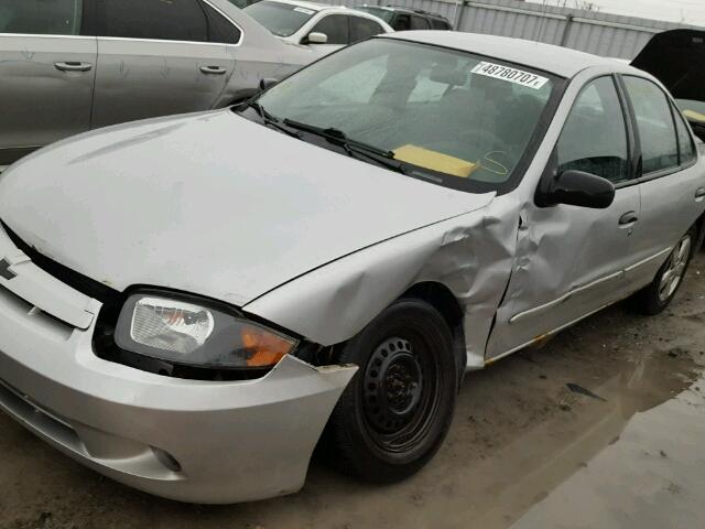 1G1JC52F447178395 - 2004 CHEVROLET CAVALIER SILVER photo 9