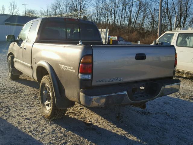 5TBBT441X3S435922 - 2003 TOYOTA TUNDRA ACC GRAY photo 3