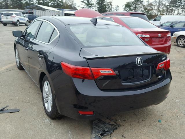 19VDE3F76DE300222 - 2013 ACURA ILX HYBRID BLACK photo 3