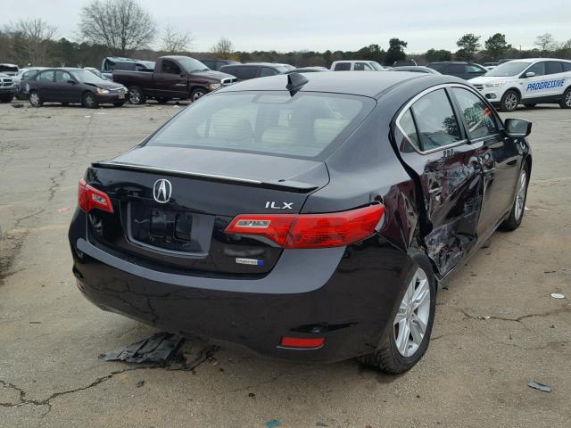 19VDE3F76DE300222 - 2013 ACURA ILX HYBRID BLACK photo 4