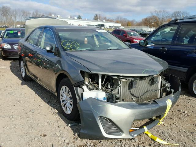 4T4BF1FK9ER375621 - 2014 TOYOTA CAMRY L GRAY photo 1