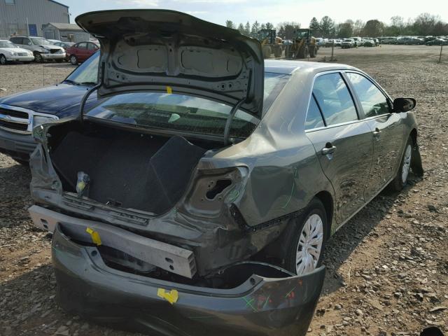 4T4BF1FK9ER375621 - 2014 TOYOTA CAMRY L GRAY photo 4