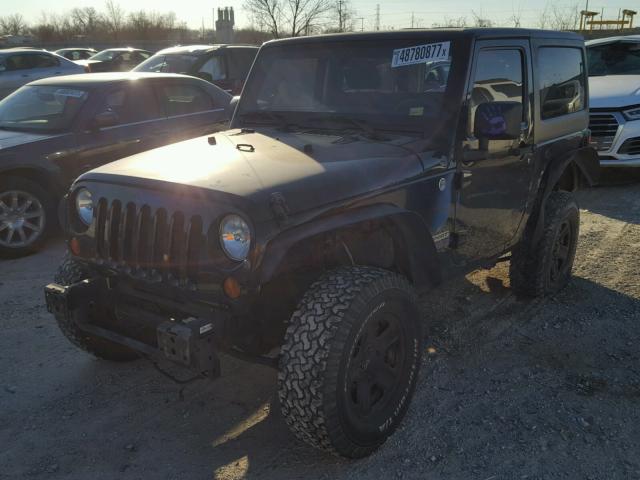 1J4AA2D11BL588700 - 2011 JEEP WRANGLER S BLACK photo 2